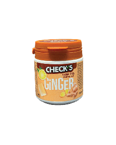 Checks Sugar Free Ginger & Lemon Gum 70g