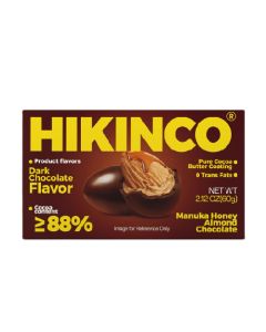 Hikinco Almond & Honey Chocolate Dragee 88% 60g
